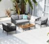 Leisure Garden Furniture Aluminum Patio Module Lounge Outdoor Sofa