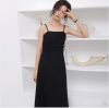 2022 summer chic women's dress with thin pleated skirt