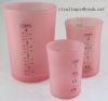 Food grade fall resistant silicone measuring cup for liquid measuring Measuring tools, kitchen tools