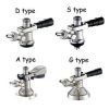 Draft Beer Distribution D Type Coupler Beer Keg Tap Keg Coupler D System Dispenser