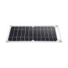 Solar Panel Charger, USB Port 6W Portable Ultra Thin High Power Monocrystalline Silicon Solar Panel