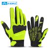 INBIKE Sport Gym Men Fabric Gloves Touch Screen Full Finger Mountain Bike Bicycle Cycle Cycling Gloves MC010