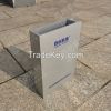 Concave fine steel for fireproof curtain wall