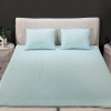 Natural latex core summer sleeping mat sleeping blanket blue