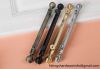 Modern Gold/black gold/white leather European Bedroom Crystal glass leather cabinet Handles and knobs
