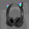 Future New Product Pink Cat Ear LED Light Cute t Girl Gaming Headset With Mic ENC Noise Reduction HiFi Channel RGB Wireless Headphone