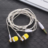 Future Wired Earphone Stereo In-Ear 3.5mm Nylon Weave Cable Earphone Headset With Mic For Laptop Smartphone Gifts