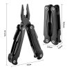 Hot selling 12 in one all-black Hand Tool Pliers Outdoor Multi-function Folding Pliers