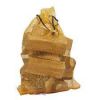 Tubular tape pp/pe mesh bag for packing firewood with drawstring  convenient mesh sacks