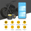 PSD0037.BLE TPMS motorcycle tire pressure monitor, Bluetooth 4.0 supports Android and Apple.