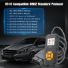 PSV318 .Battery detection, elm327 automotive diagnostic instrument, engine fault detector, obd 2 Bluetooth reading code card, automotive diagnostic tool factory direct sales. (OBD interface)