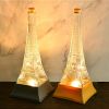 Remote control paris Eiffel tower night lamp night light Lighting Lamp Table Lamp soft light holiday lamp for bedroom reading room gifts USB charge light Portable lamps