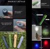 Torches Flashlights Warning Light Caution Light Waterproof Mini Flashlight for Lighting Riding Bicycle Sport   Outdoor Indoor Home