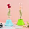 Remote Control Night Light Glass Tube Flower Table Lamp LED Soft Nightlights for Bedroom Reading Room Children Birthday Gifts