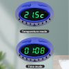  Motion Sensor LED Display Electronic Digital Temperature Meter Wall Clock Thermometer Indoor for Bathroom Reading Living Kitchen