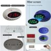  Motion Sensor LED Display Electronic Digital Temperature Meter Wall Clock Thermometer Indoor for Bathroom Reading Living Kitchen