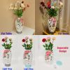 Hollow Vase Night Light Remote Control Night Lamp Vase Lamp Flowers Home Decor for Bedroom Reading Living Room Party Special Gifts  
