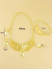 5pcs Water-drop Decor Jewelry Set