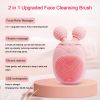 Beauty Multi Function Skin Tighten Device For Face Lifting Roller Facial Cleansing Brush 