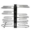 Kitchen Cabinet Pantry Pot Lid Holder Height Adjustable Pan &amp; Pot Rack Organize 4-tire Iron Wire Rack