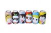 Custom cola shape tin cans metal tin cans for sock packing with removable lid