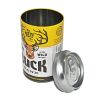 Wholesale custom Cola Shaped Gift Tin Cans Tin Cans for T-shirt storage