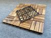 Acacia interlocking wood deck tiles 12 slats