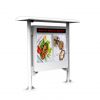 55"/65" Floor standing vertical tv touch screen kiosk 4k indoor advertising player display screen HD lcd led digital signage