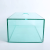 Clear square transparent custom acrylic box with lid