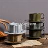 Kiln striped cups and ...