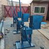 Small manual soil interlocking brick making machine