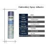Embroidery spray adhesive