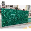 Semi Precious Stone Green Malachite Slab Gemstone Slab