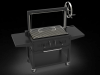 Santa Maria Barbecue Grill Argentina Series Height Adjustable BBQ Grill for Wood or Charcoal Burning