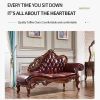 European style chaise longue leather lazy susan sofa bed bedroom living room beauty couch