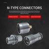 N-type connector a small and medium power connector with a threaded connection mechanism. It has high resistance to vibration, high reliability, and