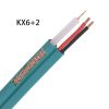 Rg59 power coaxial cable white Color