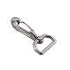 High Quality rigging hardware safety harness Stainless Steel 304/316 Simple Spring Snap Hook 65*28mm carabiner Swivel Spring Snap Hook