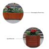  Cement imitation wood flower box, a variety of forms, durable green environmental protection, please contact customer service before customization