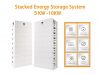stacked energy storage system 5KW, 10KW, for household