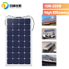 High Efficient 200w ETFE Monocrystalline Kit Solar Panel Flexible For Boat Touring Car