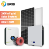 3kw off-grid inverter Solar  power  system &  wall-mounted  battery for  household