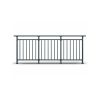 Classic Outdoor Aluminum Alloy Balcony Guardrail Villa Handrail Self-built House Platform Roof Fence Stair Handrail Customized Classic [Zinc Steel]