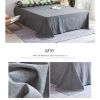 Pure cotton washed bed sheets(120*210cm   240*240cm )
