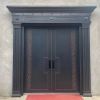 Cast aluminum doors