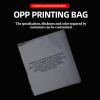 OPP self-adhesive bag transparent trumpet self-adhesive bag self-adhesive packaging 100 bags self-sealing bag ring small bag card jewelry bags can be customized