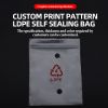 LDPE self-sealing bag Transparent flat bag printed plastic film packaging