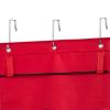 Christmas Storage Organizer Hanging Pouch - Visible Pockets - Behind Door Holiday Wrapping Paper Organizer Hanger 18.5x2.5 - Great for Gift Wrapping, Bags, Ribbons, Bows, Cards, Packing Supplies , ect