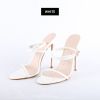 Women's high-heeled sandals with pointed tips  (Reference Price)