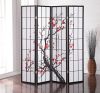 D'Topgrace Shoji 4 Panel Screen Room Divider